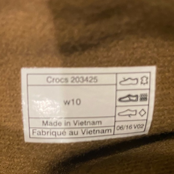 Crocs Boots Women US Shoes Size W6 Brown Suede (Size 10) - Picture 8 of 8